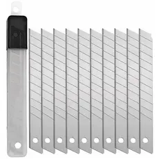 Lâmina para Estilete Estreito 9mm MP-453 Masterprint Estojo com 10 Lâminas