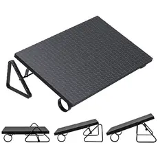 Apoio para Pés Emborrachado 3 Regulagens Altura Antiderrapante Ergonômico NR17 Reliza Robust 45x30cm