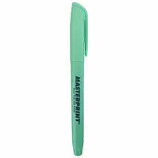 Caneta Marca Texto Verde Tom Pastel Ponta Chanfrada Masterprint MP 612