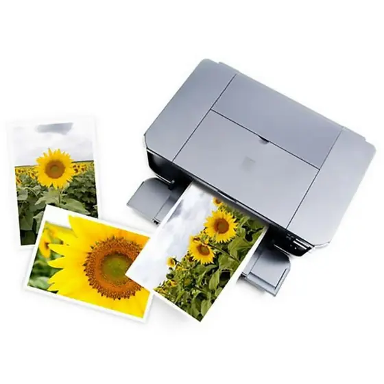 Papel Fotográfico A4 Dupla Face 220g Glossy Branco Brilhante com 20 folhas