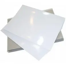 Papel Fotográfico Adesivo Glossy A4 130g Branco Brilhante 20 folhas