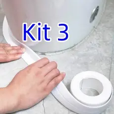 1/2/3 Fita Selante De Pvc À Prova D 'Água Para Cozinha / Banheiro / Banheira