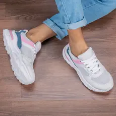 Tênis Esportivo Cloe Feminino GuGi Caminhada Leve e Confortável Para o Dia a Dia em Camurça 621-GG