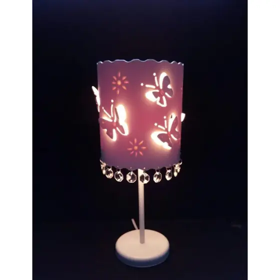 Abajur Infantil Menina Luminária Decoração Quarto Borboletas