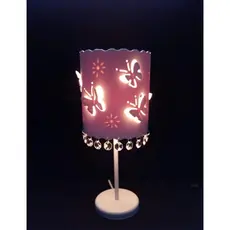Abajur Infantil Menina Luminária Decoração Quarto Borboletas