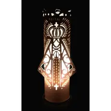Luminária  Nossa Senhora Aparecida Decorativa em PVC 3D Bivolt 35 CM
