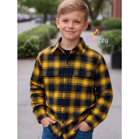 Camisa Xadrez Infantil Flanelada Unissex Manga Longa Festa Junina blusa manga longa xadrez