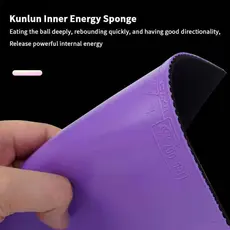 Spe Borracha De Tênis De Mesa De Alta Elasticidade , 3 Cores , Para Raquete , Espinhas , Densidade , Rosa/Azul/Roxo , Pi