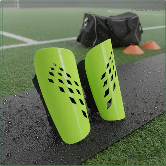 [Raze122] Caneleira De Futebol Adulto , Concha Espessada , Protetor De Caneleiras Ventiladas , Suporte Para Homens , Uso