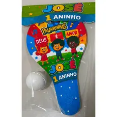 Kits pares de raquete Personalizada Infantil Lembrancinha Festa | Ping Pong Todos os Temas