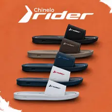 Chinelo Rider Slide Street Sandália Papete Masculino Menino Streetwear Macio Confortável Original