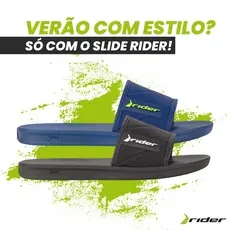 Chinelo Infantil Rider Slide Street Sandália Papete Masculino Menino Macio Confortável Original