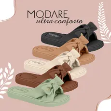 Papete Casual  Modare Palmilha Calce Fácil Macia Confortável Corrida Dia a Dia Trabalho