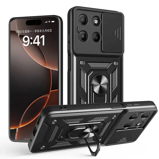 Capa Capinha Anel Armor Anti Impacto Para Motorola Moto G56