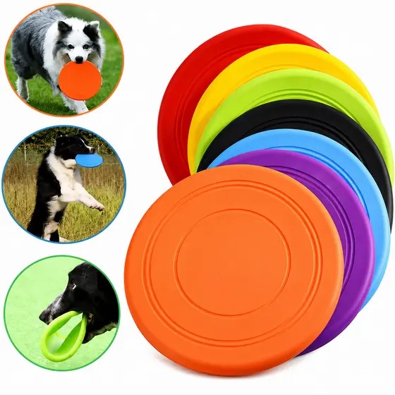 Frisbee para Cachorro Disco Mordedor TPR Resistente