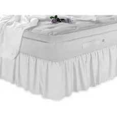 Saia Box Para Cama Casal Tamanho Universal - Branco