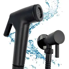 Ducha Preta Higiênica Chuveirinho Intima Para Banheiro 120 Cm