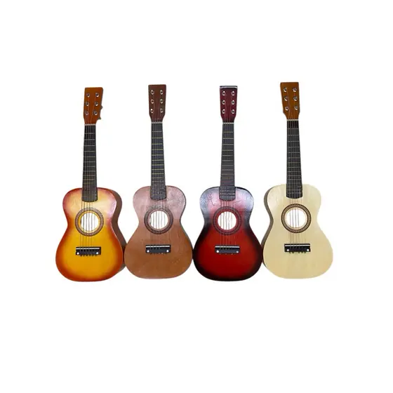 Violão Infantil Palheta Crianças Mini Corda Em Aço Acústico