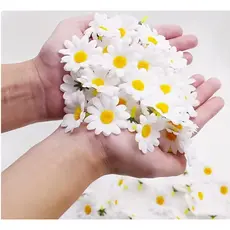 Flor De Mini Margarida Daisy Artificial Pacote Com 100 Festa