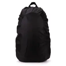 Capa de Mochila Impermeável Camping Média Preta