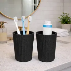 Kit 2 Porta Escova De Dente Suporte Organizador de Banheiro Minimalista Lindo Para Decorar o Banheiro