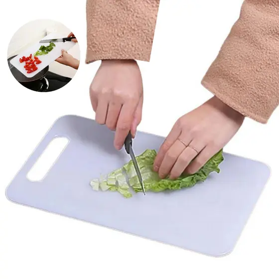 Tábua de carne em plástico para corte cozinha churrasco frios multiuso
