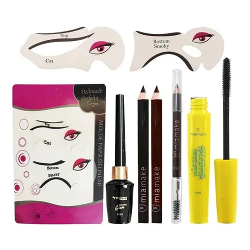 Kit Completo Sombra Lapis Rimel Sobrancelha