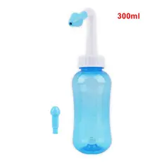Lavador Nasal 300 ml Previne Rinite Sinusite Alergias em Crianças e Adultos.