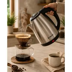 Chaleira Elétrica desligamento automático aço Inox 110v 2 Litros