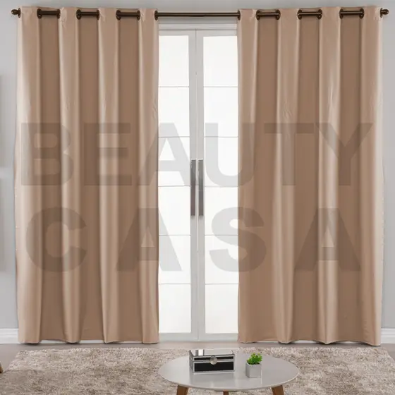 Cortina Blackout PVC corta 100 % a luz Vários Tamanhos para sala, escritorio, quarto