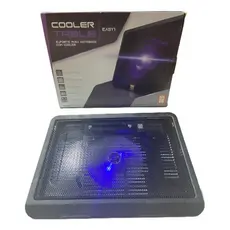 Base Suporte P/ Notebook Cooler Refrigeração Ventilação Cor Preto