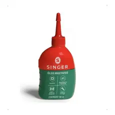 Óleo Lubrificante Singer 100ml Original Multiuso Para Máquinas De Costura Bicicletas Portas Motores