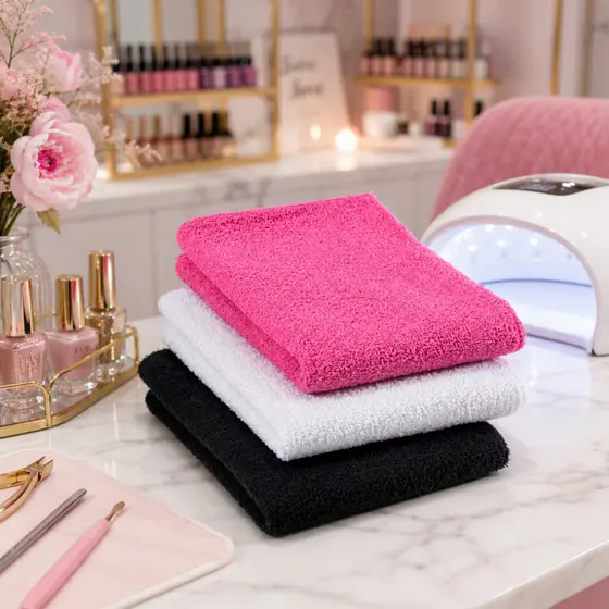 Kit 20 Toalhas Manicure Uso Profissional Resistente Salão Beleza Unhas