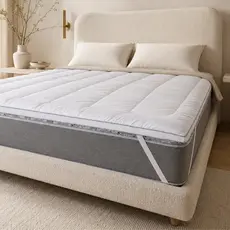 Pillow Top Premium Casal Queen Proteção e Conforto Lavável Antiácaro Hipoalergênico Toque de Pluma Padrão Hotel