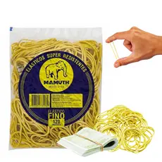 Elastico De Dinheiro Liga Liguinha Amarelo 100g