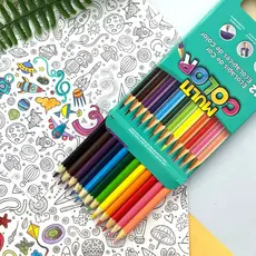 Lapis de Cor Multicolor 12 Cores Volta as Aulas