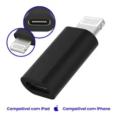 Adaptador Conversor OTG USB-C Compatível Com Lightning
