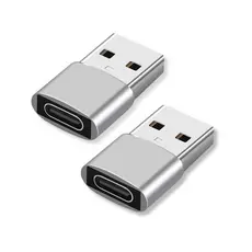 Kit 2 Un Adaptador Plug Usb Tipo C Para Usb 3.0 Macho Dados Otg