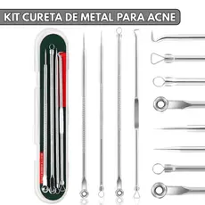 Kit Extrator De Acne Removedor De Cravo Espinha Aço Inoxidável - Escolha Seu Kit