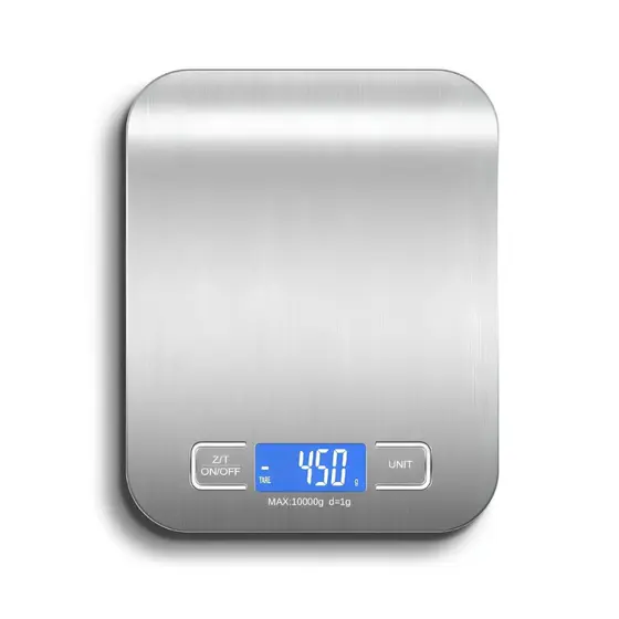 Balança Digital de Cozinha Inox Alta Precisão Visor Digital Até 10Kg Entrega Rápida