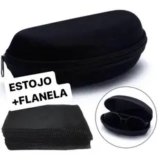 Estojo + Flanela Porta Óculos (case/caixa/capa) Para Óculos Solar/Armação Porta Óculos/Relógio/bijuteria A1