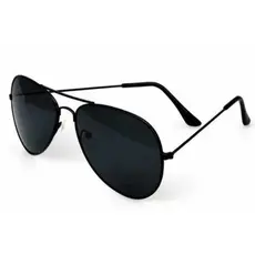 Óculos Sol Feminino Masculino Redondo Preto Clássico Retro aviador polarizado