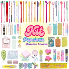kits Canetas  Kawaii Modelos Fofos Divertidos