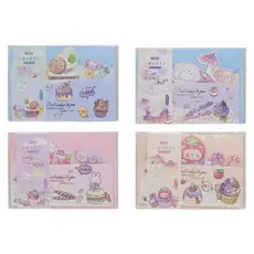 Cartão Decorado Para Presente Com Envelope - 12 Unidades