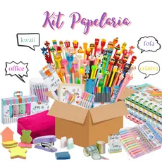 Kits Papelaria Varios Modelos Para Escolher  kawai - Fofo - Básico - Escritório