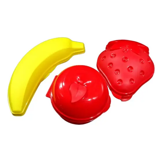 Porta Metade Frutas Maça Morango Banana - Plasútil