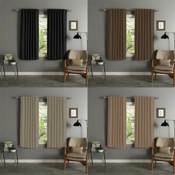 Cortia Blackout 2,00 x 2,80 Bloqueia Sol Bonita Cores Variadas