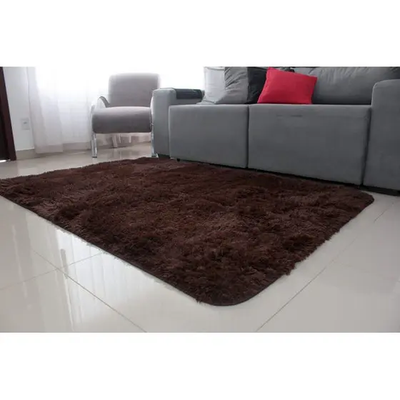 Tapete Peludo, Felpudo De Sala Ou Quarto Luxo 2,00 X 1,30 cor