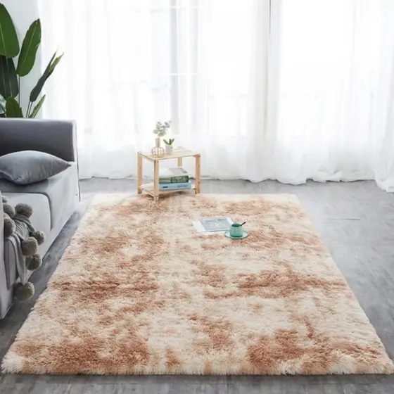 Tapete Felpudo Diversas Cores 1,00 x 1,40 Para Sala e Quarto Antiderrapante