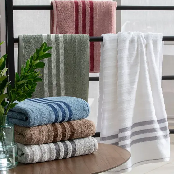 Toalha de Rosto Jacquard Asti 50cm x 70cm Textura Agradável Alta Absorção Fofinho